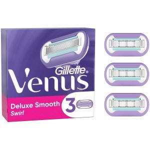 Gillette Venus Deluxe Smooth Swirl Razor Blades 3-pack 3 st