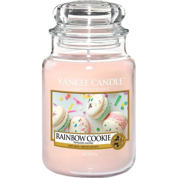Rainbow Cookie, 623 g Yankee Candle Doftljus